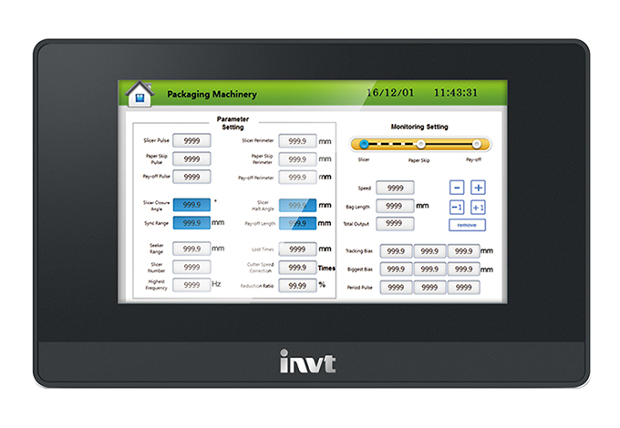 INVT QE series hmi